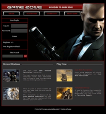 Product picture Gamezone Template